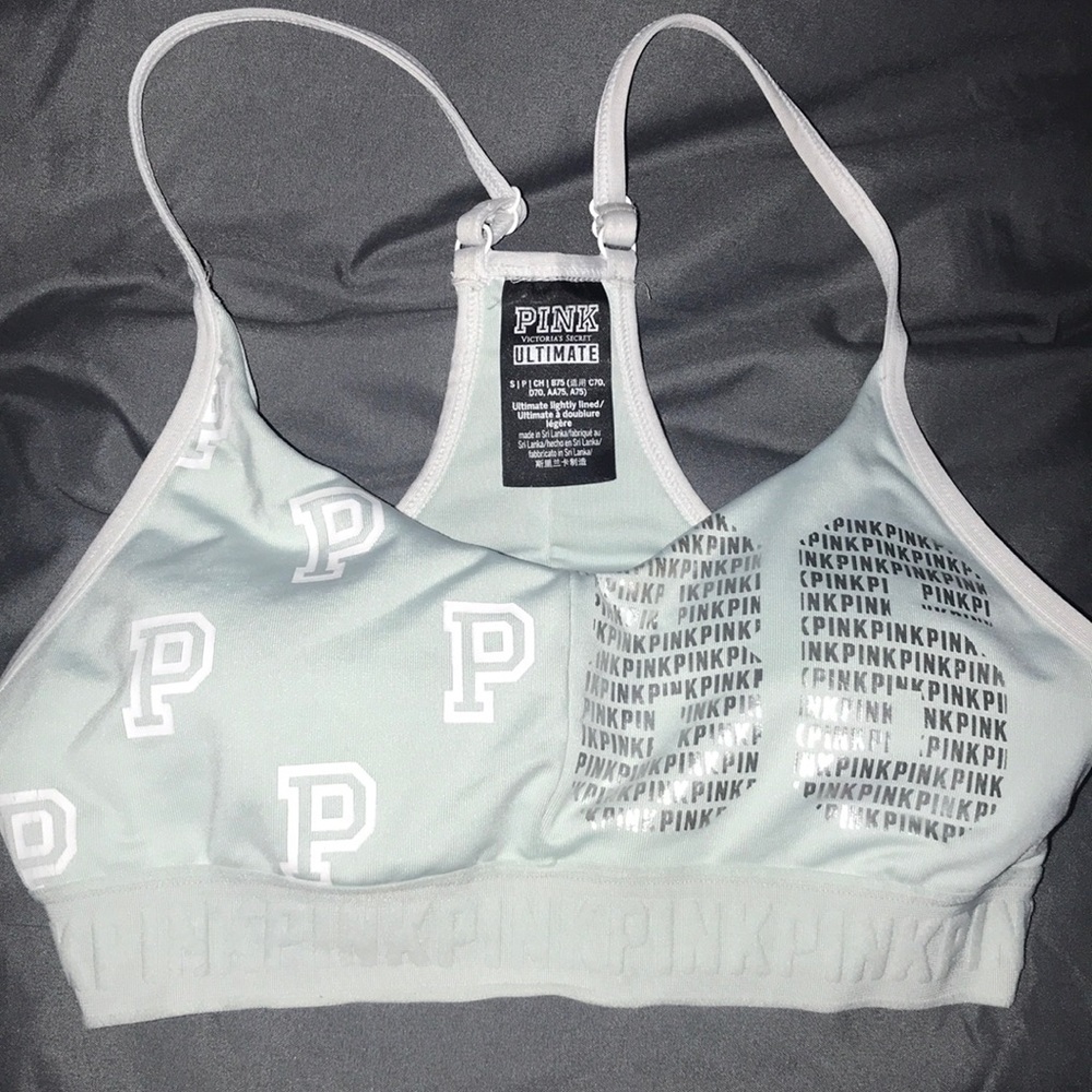 Pink victoria secret sports bra
